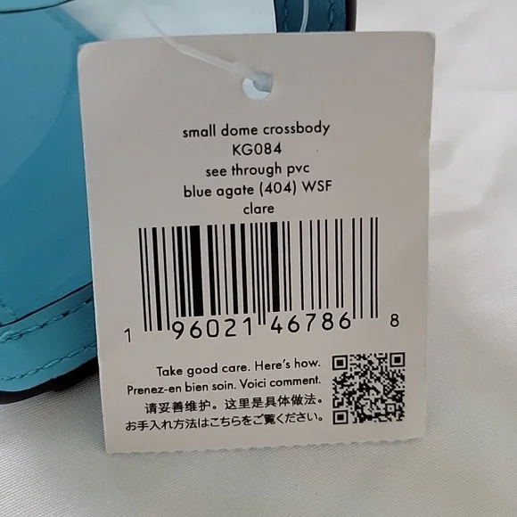 Kate Spade Blue Small Dome Crossbody Bag - Picture 4 of 4